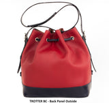 TROTTER - TOTE Bag, très BCBG (Bon Chic Bon Genre) Fourre tout with a top safe laced closure opening on a big open full compartment for quick access- Can be good bag for your next travel or shopping to carry on your shoulder)