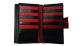 No 203 MA-  Outside strap closure (24 credit cards)