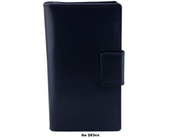 No 203 MA-  Outside strap closure (24 credit cards)