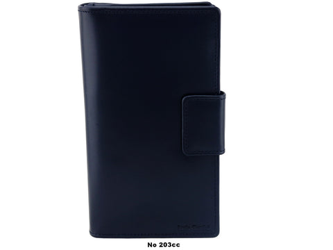No 203 MA-  Outside strap closure (24 credit cards)