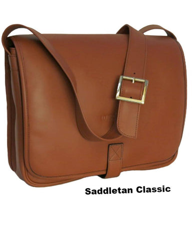 OTHELLO- Busy-person Messenger Bag (Leather belt loop closure and Flap magnet to secure)