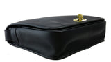 POLO (OSLO: C L & Lui messenger bag with solid brass turn lock flap attachment)