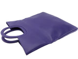RENDEZVOUS ( Clutch bag with flap and handles closure details )