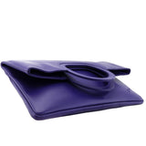 RENDEZVOUS ( Clutch bag with flap and handles closure details )