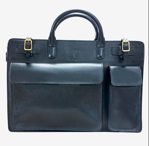 STAGE ONE- Briefcase ( 1 Large Compartments Soft Briefcase, Messenger Satchel )