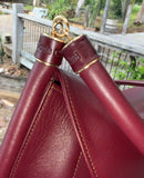 JUNO - A Spacier Judy Handbag with a new smart handle making the bag less rigid like standing Gard… and classier by articulating the handle with two knees that allow the handle to swivell! or Cross Body bag with a detachable and adjustable shoulder strap.