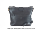 HOMER CLASSIC (Medium Width) Cross Body or Tote Bag 3 Compartments