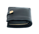 No 825 SO CP CC SR ( Strap over closure for your safety). An innovation and revolution in Louis' wallet's design with reversing one card's Panel To Interlock them with the other panel removing excess thickness.