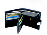 No 825 SO CP CC SR ( Strap over closure for your safety). An innovation and revolution in Louis' wallet's design with reversing one card's Panel To Interlock them with the other panel removing excess thickness.
