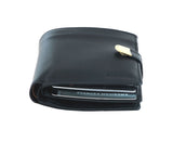 No 825 SO CP CC SR ( Strap over closure for your safety). An innovation and revolution in Louis' wallet's design with reversing one card's Panel To Interlock them with the other panel removing excess thickness.