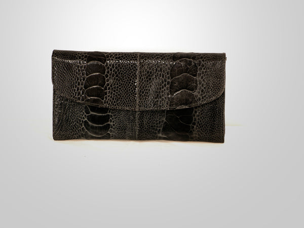 SUZON - M364F OSTRICH  Hand Clutch Purse (Take a further 10% off on the check out)