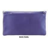 RENDEZVOUS ( Clutch bag with flap and handles closure details )