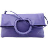 RENDEZVOUS ( Clutch bag with flap and handles closure details )
