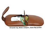 TRAY PURSE No 5 SO (Horse shoe traypurse with strap over)